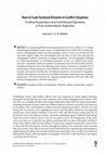 Research paper thumbnail of How to Scale Factional Divisions in Conflict Situations: Finding Perpetrators and Switchboard Operators in Post-Authoritarian Argentina