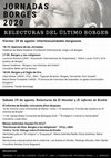 Research paper thumbnail of Jornadas virtuales "Relecturas del último Borges" - Agosto 2020