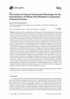 Research paper thumbnail of The Limits of Classical Extensional Mereology for the Formalization of Whole-Parts Relations in Quantum Chemical Systems