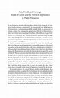 Research paper thumbnail of Sex, Wealth, and Courage: Kinds of Goods and the Power of Appearance in Plato's Protagoras