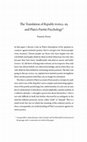 Research paper thumbnail of The Translation of Republic 606a3-b5 and Plato's Partite Psychology