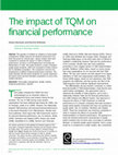 Research paper thumbnail of The impact of TQM on financial performance