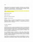 Research paper thumbnail of Notificación del traslado de demanda por carta documento u otros medios en el marco de la Pandemia de COVID-19.