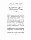 Research paper thumbnail of The Arguments of On Liberty: Mill's Institutional Designs