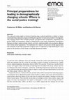 Research paper thumbnail of Principal preparedness for leading in demographically changing schools: Where is the social justice training