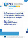 Research paper thumbnail of Differentiation in ASEAN, ECOWAS and MERCOSUR: A Comparative Analysis