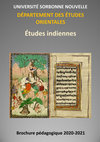 Research paper thumbnail of Syllabus of Indian Studies in Paris, Sorbonne Nouvelle 2020-2021 (UNIVERSITÉ SORBONNE NOUVELLE DÉPARTEMENT DES ÉTUDES ORIENTALES Études indiennes)