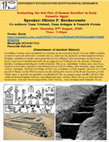 Research paper thumbnail of Evaluating the Sub-Plot of Human Sacrifice in Early Dynastic Egypt. - University Students for Egyptology Research (U.S.E.R) Seminar, Macquarie University - 27th August, 2020