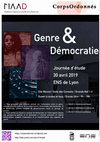 Research paper thumbnail of Journée d'étude Genre et Démocratie, 30.04.2019, ENS de Lyon