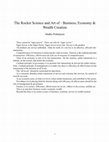 Research paper thumbnail of The Rocket Science and Art of : Business, Economy & Wealth Creation