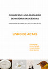 Research paper thumbnail of Livro de Actas Congresso Luso-Brasileiro de História das Ciências