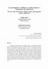 Research paper thumbnail of EL MOVIMIENTO 5 ESTRELLAS: UTOPÍA DIGITAL Y POPULISMO SIN ADJETIVOS The Five Star Movement: Digital utopia and populism without adjectives ANDREA BETTI