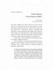 Research paper thumbnail of Critical Commentary: Daniel Tippens, "From Passion to Belief"