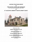 Research paper thumbnail of HISTORIC STRUCTURES REPORT FOR HISTORIC PROPERTY ASSOCIATES HISTORIC CONSULTANTS ATLANTIC ENGINEERING SERVICES, INC STRUCTURAL ENGINEERS MALLEN CONTRUCTION INC. COST ESTIMATES