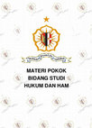 Research paper thumbnail of MATERI POKOK BIDANG STUDI HUKUM DAN HAM