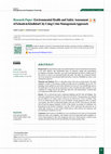 Research paper thumbnail of Environmental Health and Safety Assessment of Schools in Khalkhal City Using Crisis Management Approach