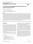 Research paper thumbnail of Promoting Economically Equitable Rural Road Development: Case Study Among Chinese Provinces