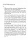 Research paper thumbnail of SIMONETTA CERRINI ELENCO DELLE PUBBLICAZIONI (1990-2020)