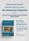 Research paper thumbnail of Zoom book launch! The Damascus Fragments (Qubbat al-khazna)