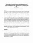 Research paper thumbnail of Impact of the Non-Performing Advances on Profitability of Private Commercial Banks in Sri Lanka: Special Reference to Commercial Bank PLC