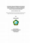 Research paper thumbnail of STUDI KRITIS TERHADAP PEMIKIRAN ISLAM TRANSITIF HANAFI DALAM MELACAK GNOSIOLOGIS PEMIKIRAN FILSAFAT HUKUM ISLAM KONTEMPORER RENCANA PROPOSAL TESIS