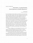 Research paper thumbnail of Critical Commentary: Kate Manne, "Locating Morality"