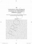 Research paper thumbnail of Violence and climate change in the Jomon period, Japan