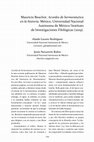 Research paper thumbnail of Mauricio Beuchot. Acordes de hermenéutica en la historia. México, Universidad Nacional Autónoma de México/ Instituto de Investigaciones Filológicas (2019).