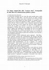 Research paper thumbnail of Un lungo viaggio fino alla “sconcia stiva”. Iconografia di Aldo Moro tra comunicazione politica e pietas.