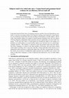 Research paper thumbnail of Subjects tend to be coded only once: Corpus-based and grammar-based evidence for an efficiency-driven trade-off