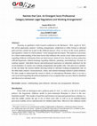 Research paper thumbnail of P a g e | 59 Nannies that Care. An Emergent Socio-Professional Category between Legal Regulations and Working Arrangements