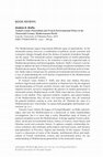 Research paper thumbnail of Review of Nomad’s Land: Pastoralism and French Environmental Policy in the Nineteenth-Century Mediterranean World - by Andrea E. Duffy, Nomadic Peoples, 24, no. 2 (Summer 2020)