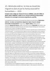 Research paper thumbnail of Compte-rendu Journée d'étude « Bénévoles exilé·es : la mise au travail des migrant·es dans et par le champ associatif et humanitaire » (2019)