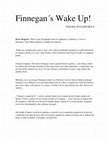 Research paper thumbnail of Finnegan´s Wake Up! RAFAEL PULGAR HILLS