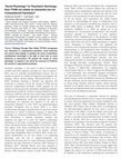 Research paper thumbnail of "Social Physiology" for Psychiatric Semiology: How TTOM can initiate an interactive turn for Computational Psychiatry