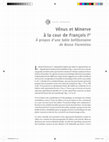 Research paper thumbnail of « Vénus et Minerve à la cour de François Ier. A propos d’une fable bellifontaine », dans Le poète face au tableau. De la Renaissance au Baroque, R. Dekonink, A. Smeeters dir., Rennes, PUR, 2015, p. 145-161.