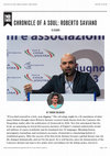 Research paper thumbnail of Chronicle of a Soul: Roberto Saviano