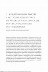 Research paper thumbnail of LEARNING HOW TO FEEL: EMOTIONAL REPERTOIRES OF NIGERIAN AND CONGOLESE PENTECOSTAL PASTORS IN THE DIASPORA