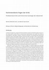 Research paper thumbnail of Nichtintendierte Folgen der Kritik: Postkoloniale Kritik und historische Soziologie der Säkularität Einleitung