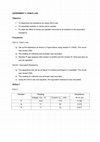 Research paper thumbnail of EXPERIMENT 3: OHM'S LAW