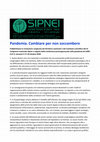 Research paper thumbnail of Pandemia Cambiare per non soccombere