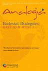 Research paper thumbnail of Ecclesial Dialogues: East and West I bit.ly/analogia9