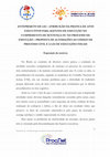 Research paper thumbnail of ANTEPROJETO DE LEI -ATRIBUIÇÃO DA PRÁTICA DE ATOS EXECUTIVOS PARA AGENTES DE EXECUÇÃO NO CUMPRIMENTO DE SENTENÇA OU NO PROCESSO DE EXECUÇÃO -PROPOSTA DE ALTERAÇÕES AO CÓDIGO DE PROCESSO CIVIL E À LEI DE EXECUÇÕES FISCAIS