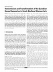 Research paper thumbnail of Transmission and Transformation of the Eusebian Gospel Apparatus in Greek Medieval Manuscripts