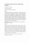 Research paper thumbnail of EL MÉTODO AXIOMÁTICO PARA EL MATERIALISMO HISTÓRICO