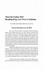 Research paper thumbnail of Must the Father Die? Reading King Lear Over A Lifetime