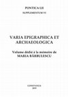 Research paper thumbnail of D. Dana, M. Dana, "Notules sur quelques graffites grecs de Thasos, Thrace, Tyras et Phanagoria", Pontica, 52, Suppl. VI, 2019, p. 117-132.