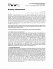 Research paper thumbnail of Building Independence