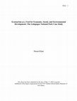 Research paper thumbnail of Ecotourism as a Tool for Economic, Social, and Environmental Development: The Galapagos National Park Case Study