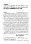 Research paper thumbnail of Analysis of Slag and Ore from the Tashkent and Samarqand Areas: Medieval Silver Extraction and the Coinage of Samanid Central Asia (Appendix I)